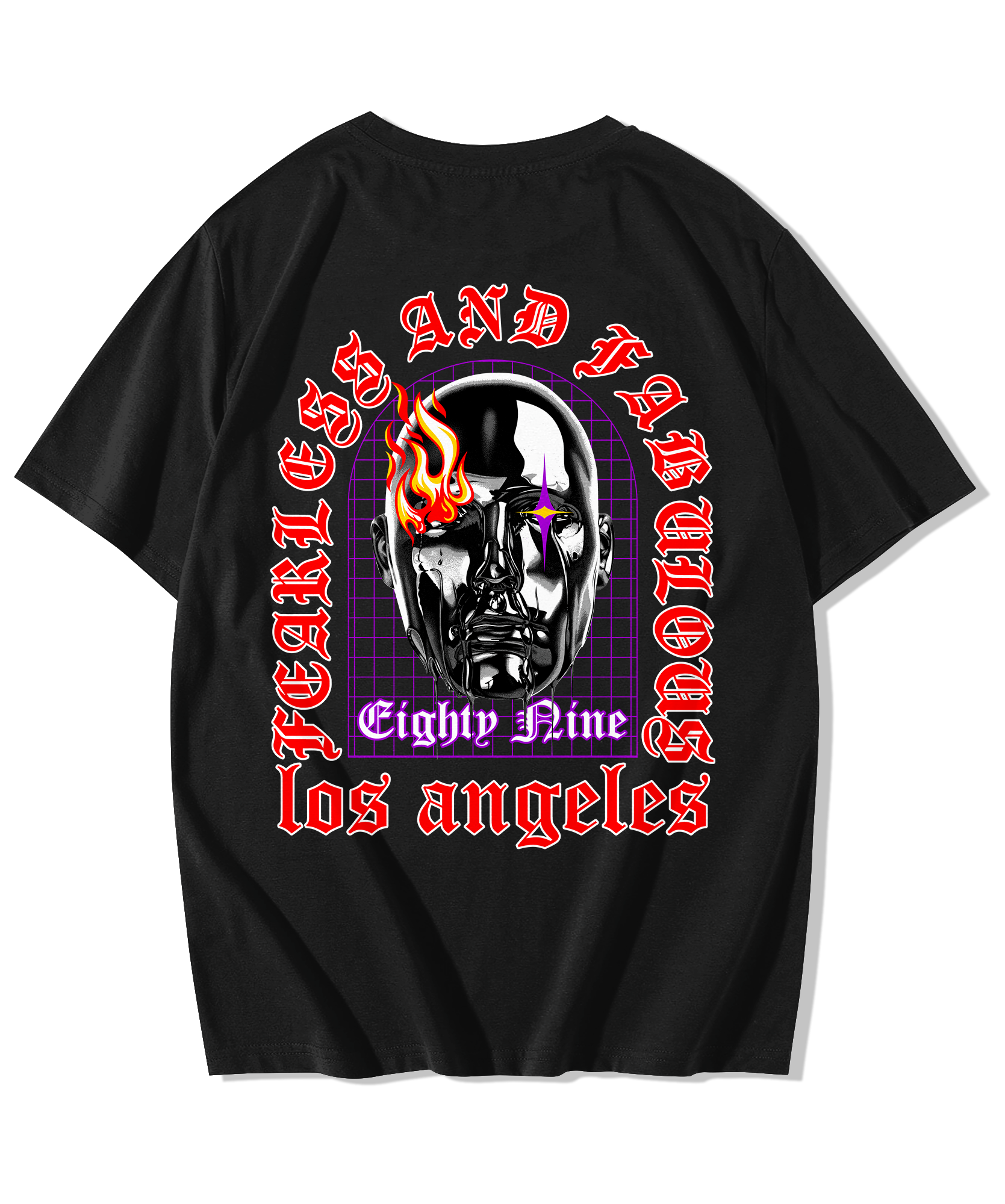 Alfaq Fearlessd Famous Oversized T-Shirt - Alfaq